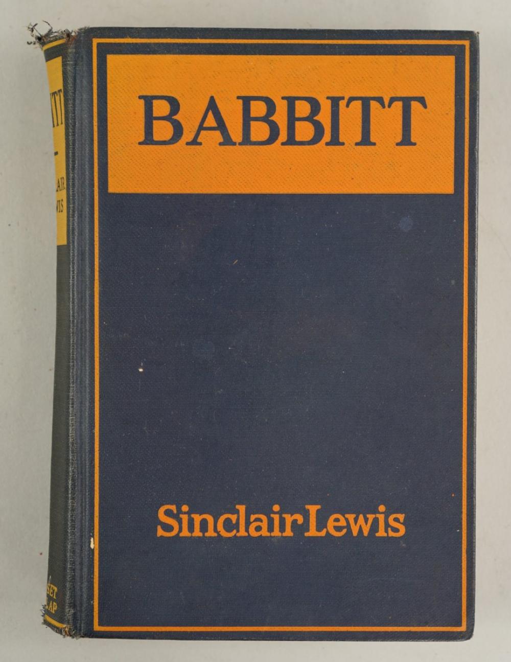 SINCLAIR LEWIS. 'BABBITT'SINCLAIR