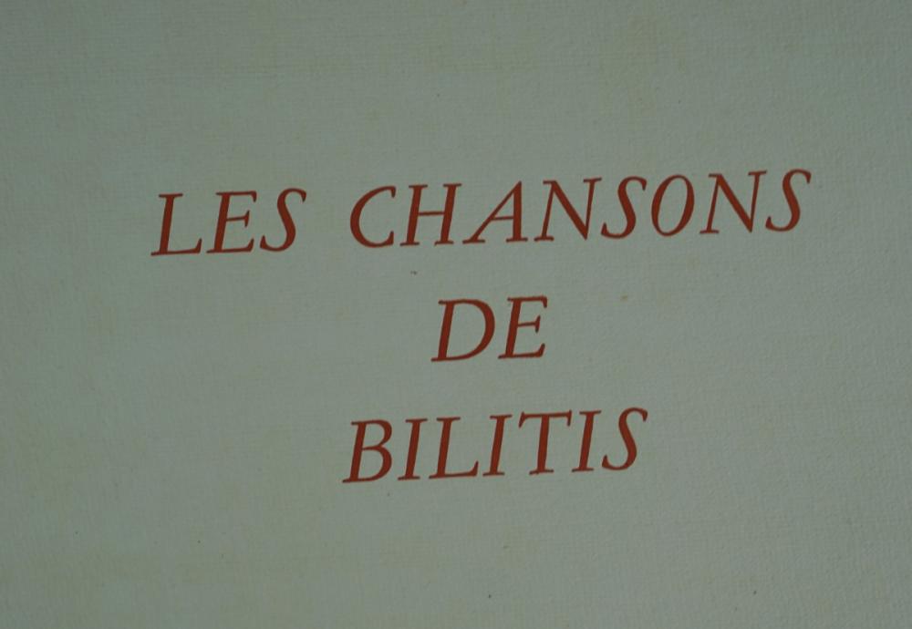 PIERRE LOUYS LES CHANSONS DE BILITISPIERRE 312b5b