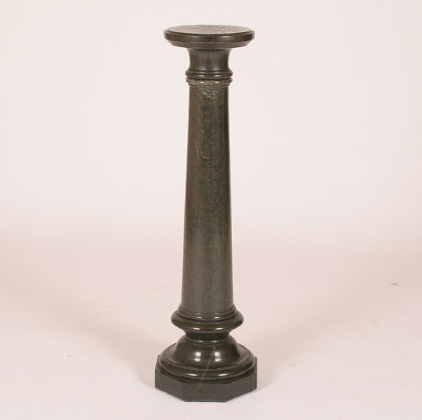 Marble pedestal. 43"H.