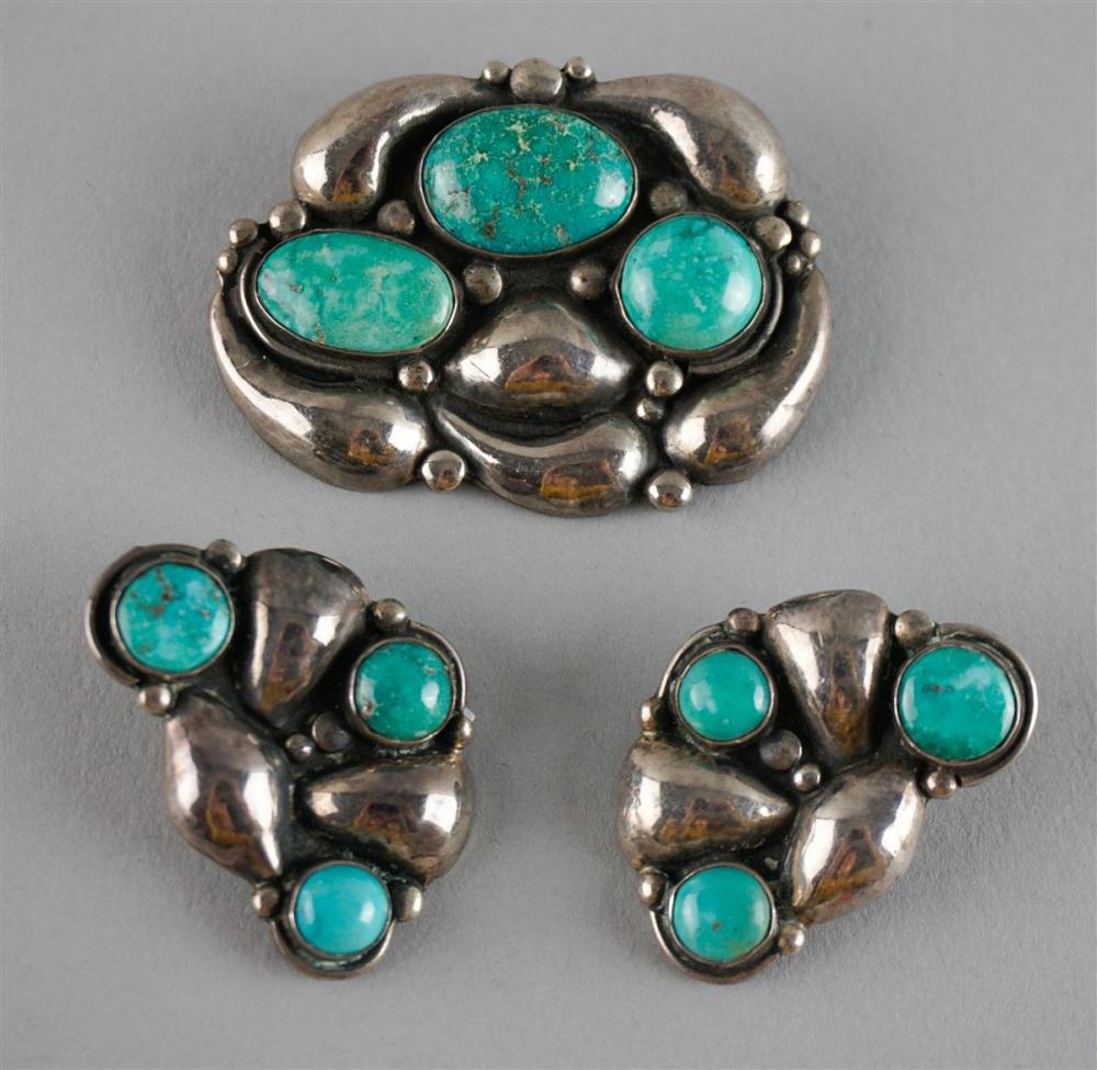 NATIVE AMERICAN TURQUOISE AND SILVER