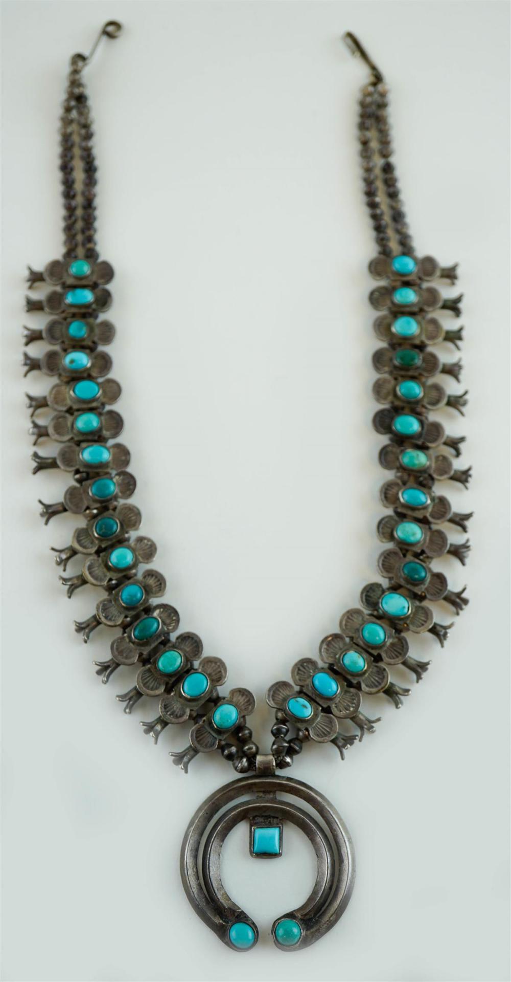 NATIVE AMERICAN TURQUOISE AND SILVER 312b80