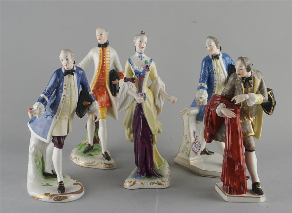 NYMPHENBURG PORCELAIN FIGURE OF