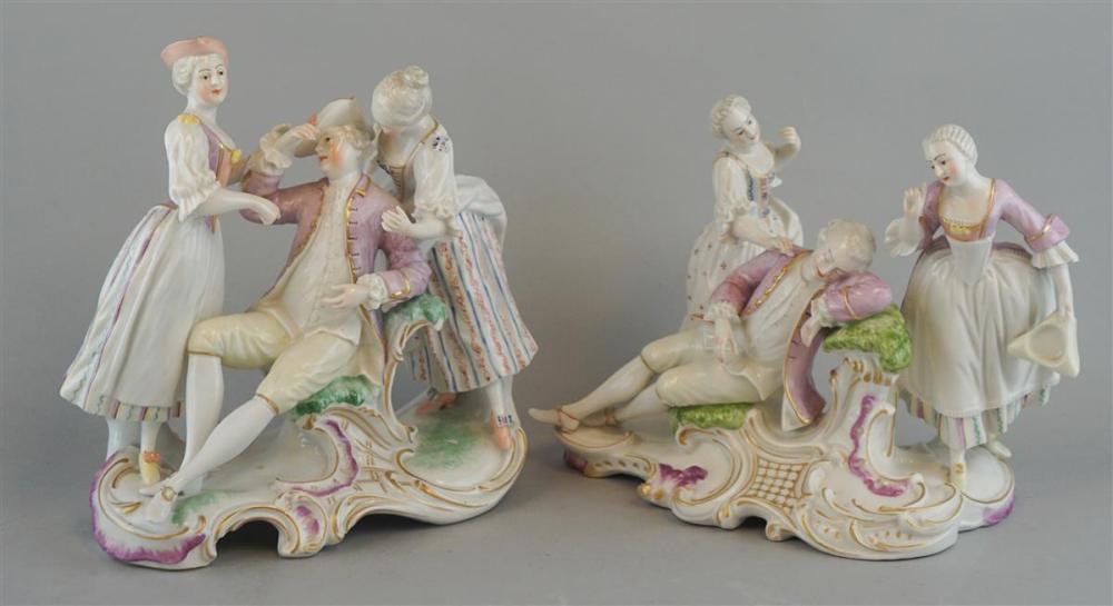 TWO NYMPHENBURG PORCELAIN PASTORAL 312bc9