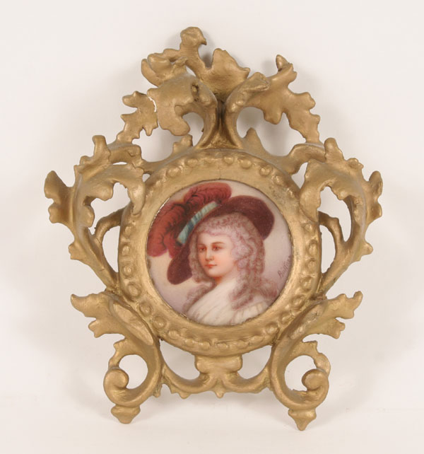 German miniature portrait of the Duchess