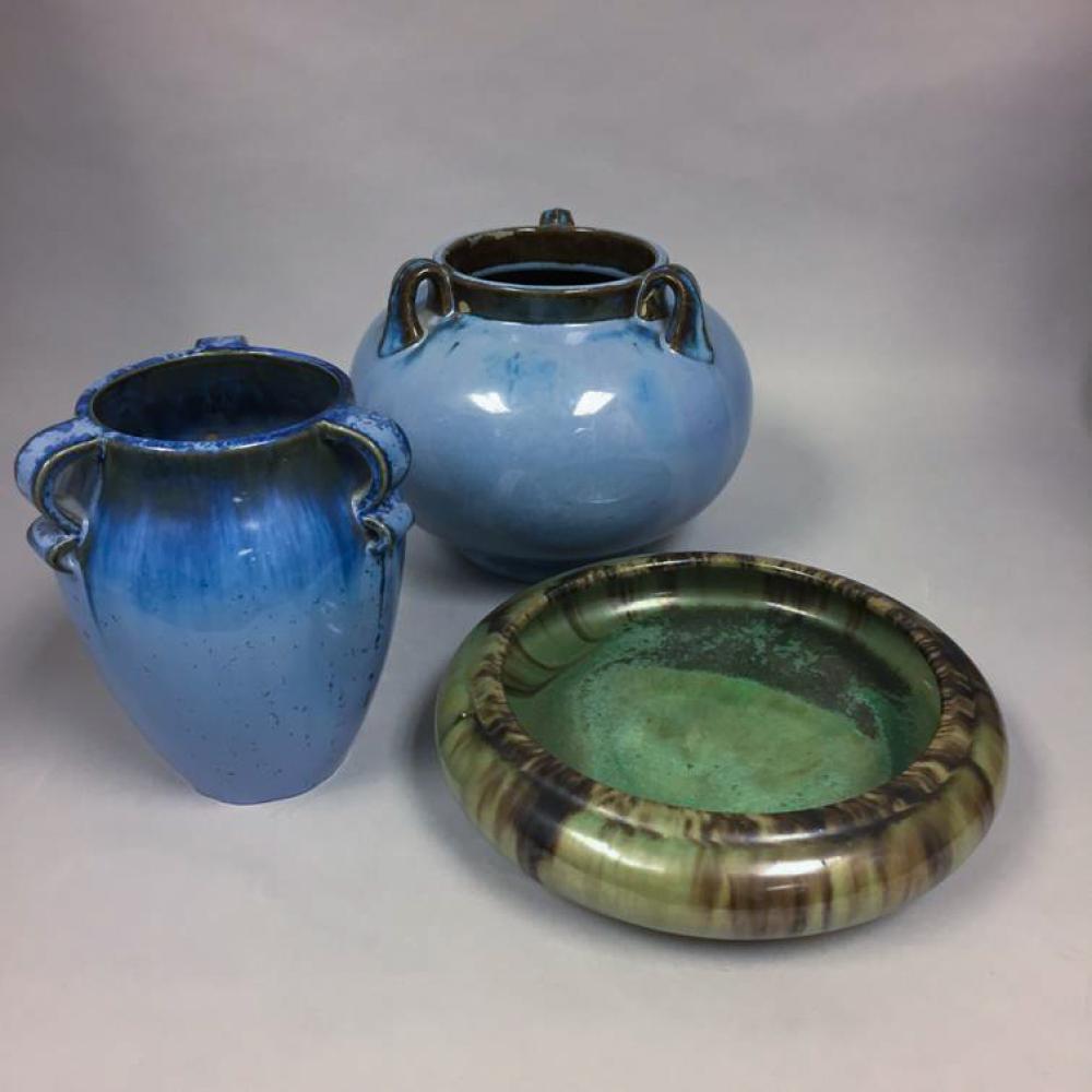 TWO FULPER ART POTTERY VASES AND 312c06