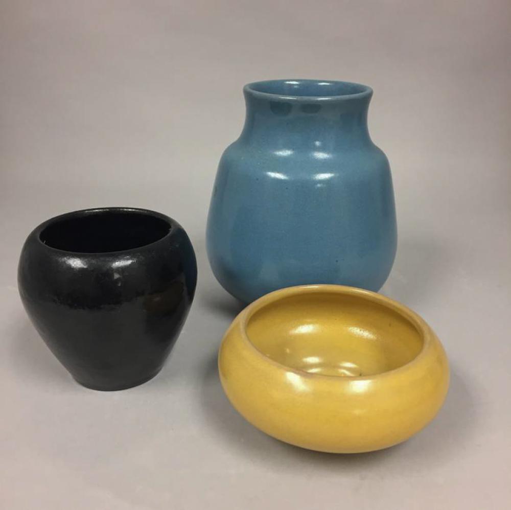 TWO PAUL REVERE ART POTTERY VASES