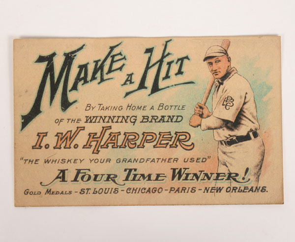 Original Honus Wagner trade card/advertiser
