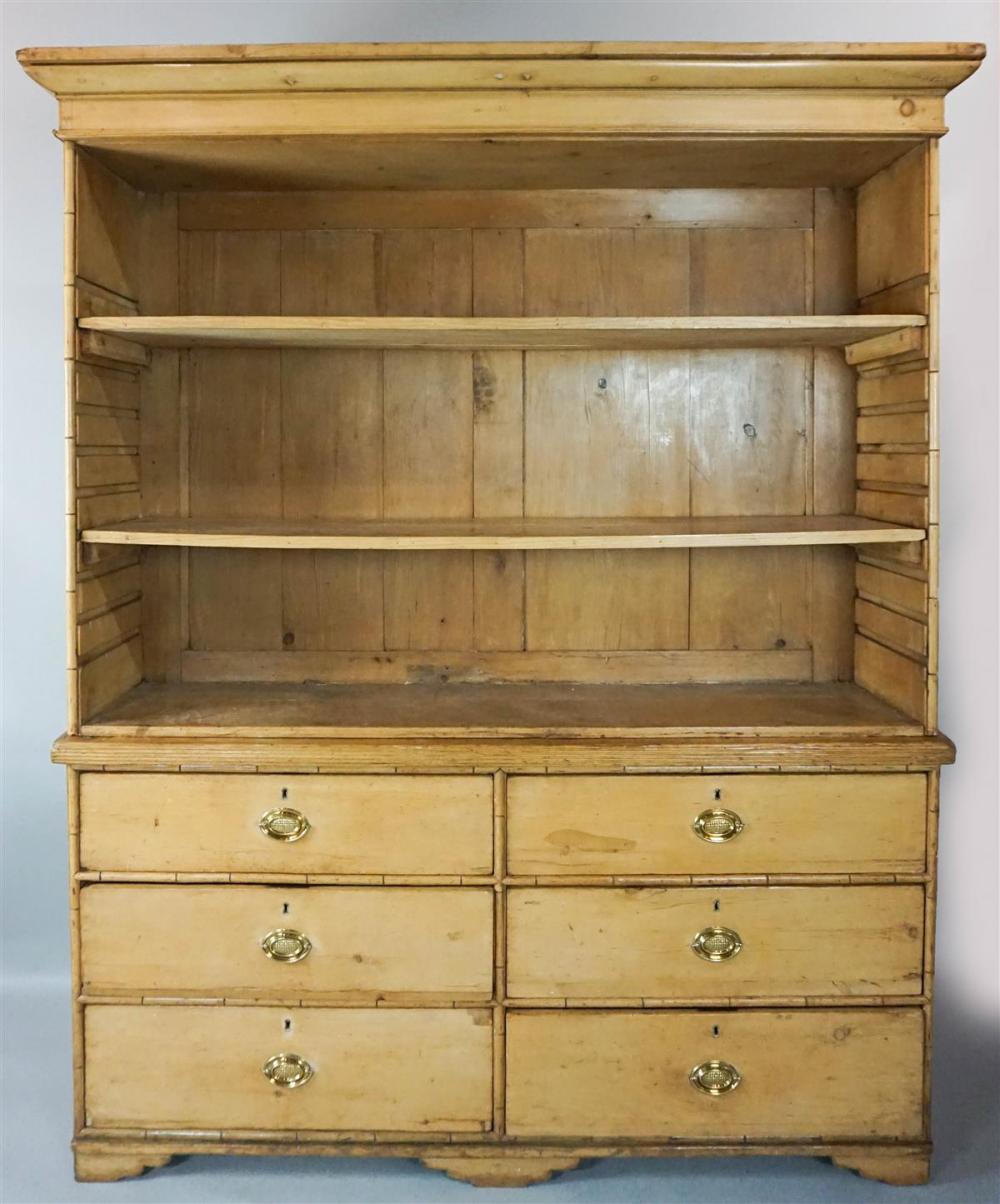 AMERICAN COUNTRY PINE HUTCH IN