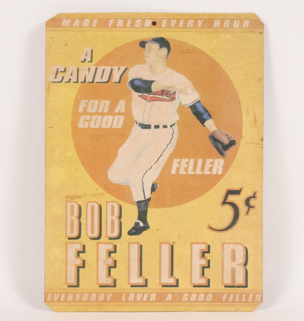 Bob Feller Good Feller Candy Cardboard 4eadd