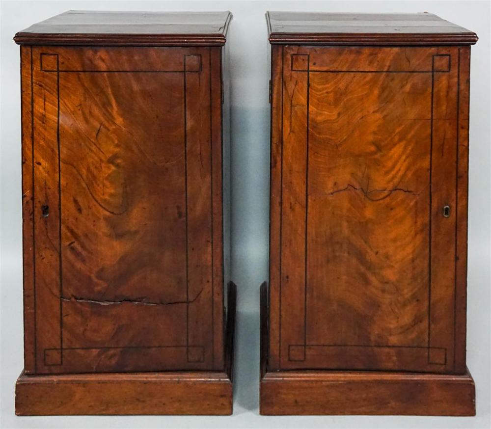 PAIR OF GEORGE III INLAID MAHOGANY 312ce2