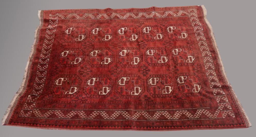 TRIBAL TURKMAN WOOL RUGTRIBAL TURKMAN