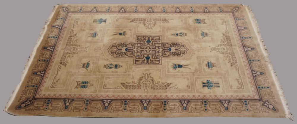 CHINESE WOOL RUGCHINESE WOOL RUG  312d32