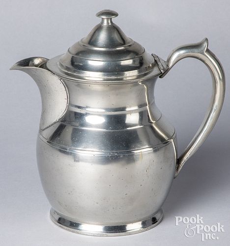 ALBANY, NEW YORK PEWTER PITCHER,