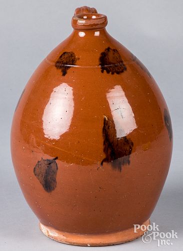 REDWARE JUG, 19TH C.Redware jug, 19th