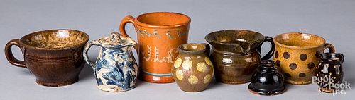 COLLECTION OF REDWARE, 19TH/20TH