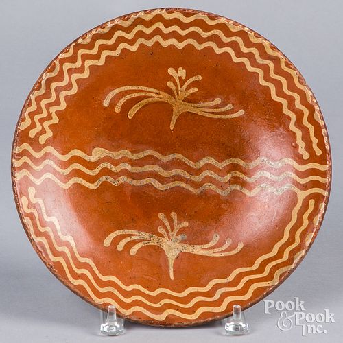 PENNSYLVANIA REDWARE CHARGER, 19TH