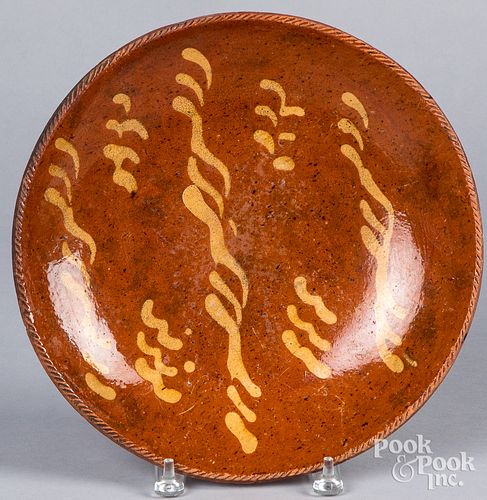 PENNSYLVANIA REDWARE CHARGER, 19TH