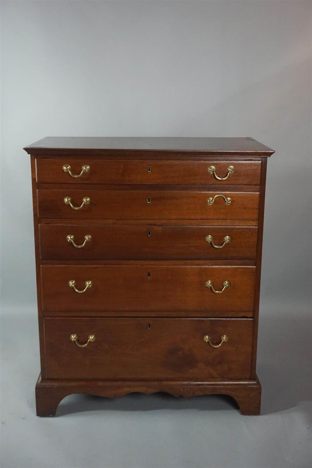 MARYLAND CHIPPENDALE WALNUT CHEST