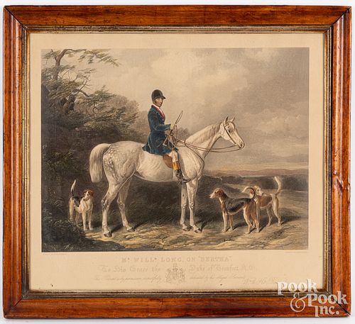 FOUR EARLY HORSE LITHOGRAPHSFour