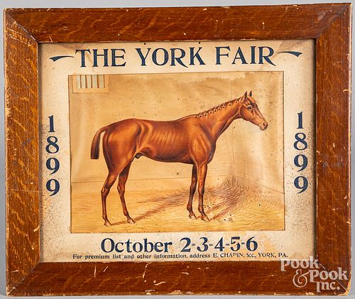 YORK, PENNSYLVANIA FAIR BROADSIDE,