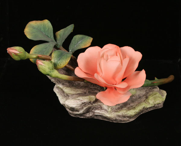 Boehm bisque "Tropicana Rose" flower,
