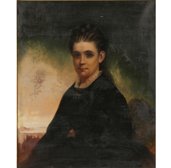 Portrait of a young Victorian woman