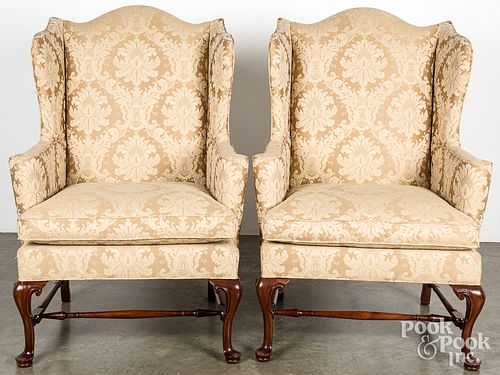 PAIR OF SOUTHWOOD WING CHAIRS Pair 312ec9