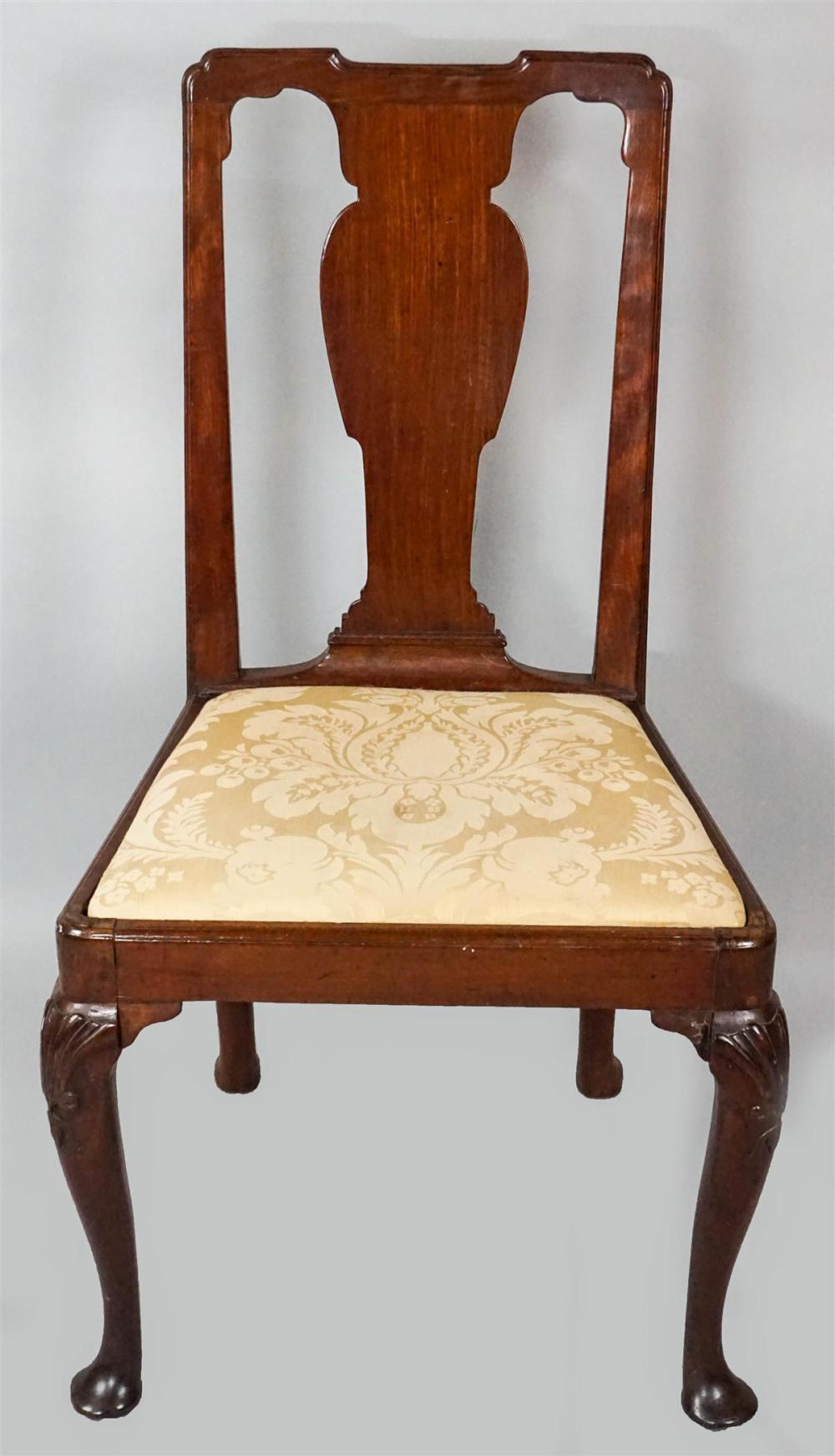 GEORGE III MAHOGANY SIDE CHAIRGEORGE 312ed7