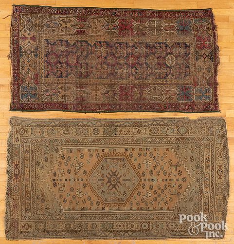 TWO CAUCASIAN CARPETS, EARLY 20TH