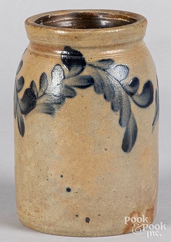 PENNSYLVANIA STONEWARE CROCK, 19TH