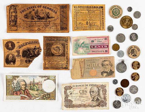 FOREIGN COINS AND CURRENCYForeign