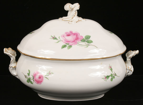 Meissen porcelain covered tureen