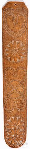 CARVED WOODEN BUSK 19TH C Carved 312f42