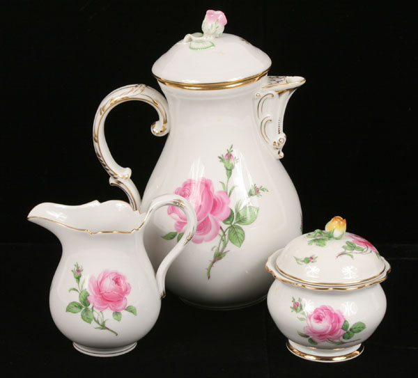 Meissen porcelain coffee set including 4eb22