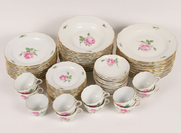 Meissen porcelain dinnerware set 4eb23