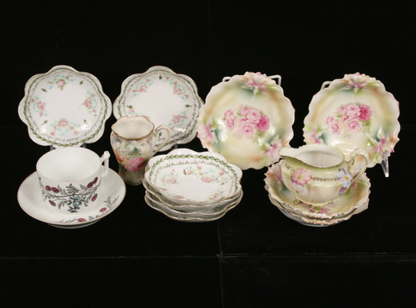 Lot of 14 pieces antique porcelain  4eb26