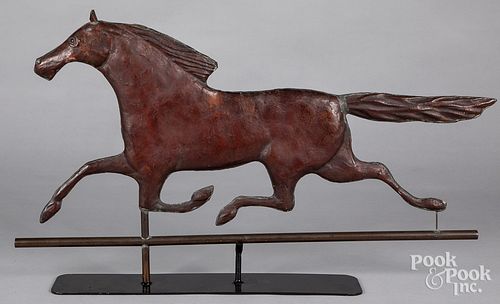 SWELL BODY COPPER RUNNING HORSE