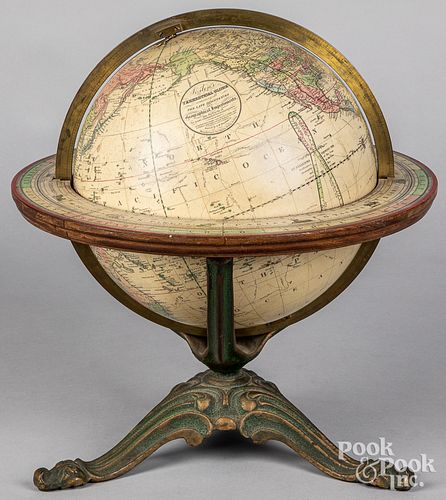 GILMAN JOSLIN, BOSTON TERRESTRIAL GLOBE,