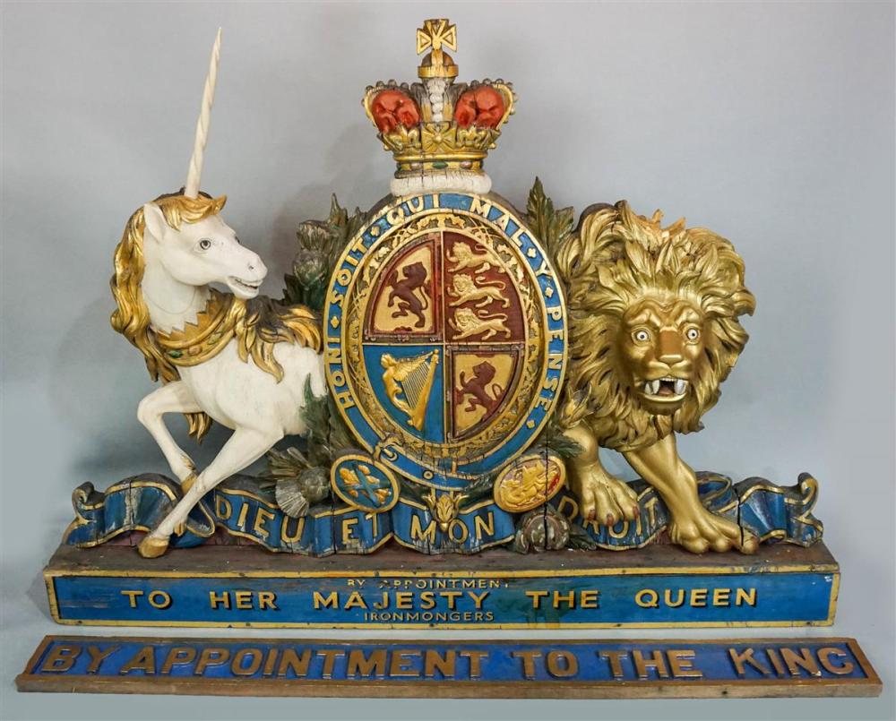 COPY OF A ROYAL WARRANT, "BY APPOINTMENT