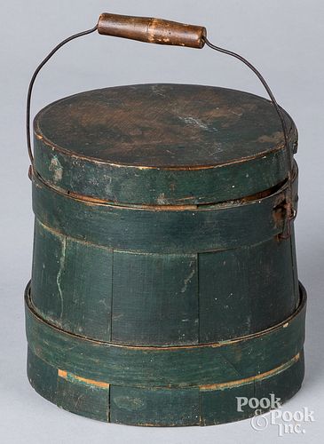 PAINTED FIRKIN 19TH C Painted 31306c