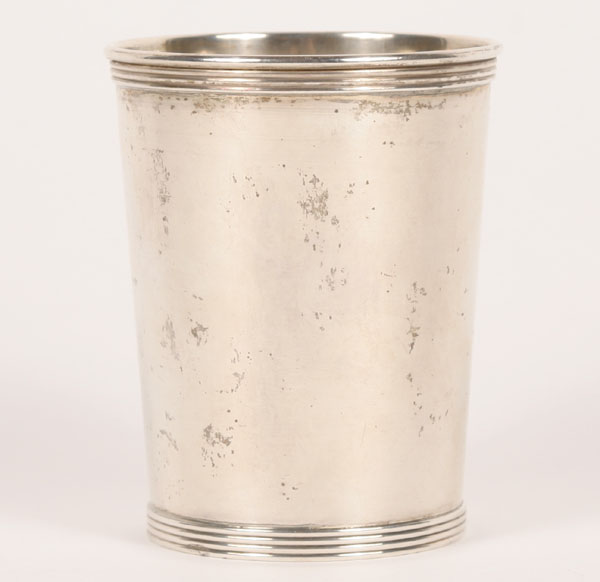 Sterling silver mint julep cup, Alvin