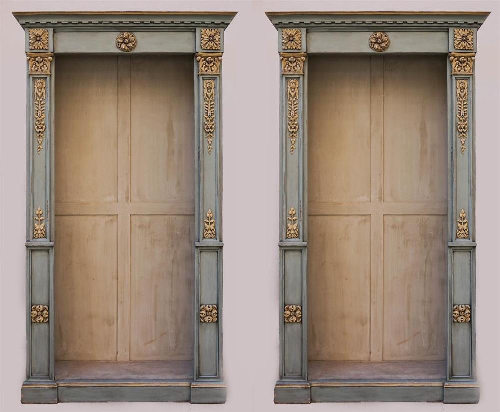 PAIR OF NEOCLASSICAL STYLE PAINTED 313095