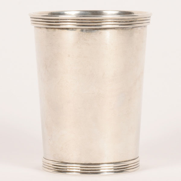 Sterling silver mint julep cup,