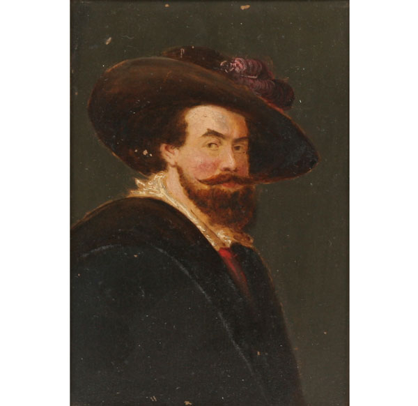 Portrait of a gentleman in 17th