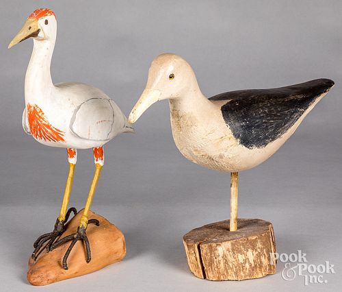 LARGE CARVED AND PAINTED SEAGULL 313160