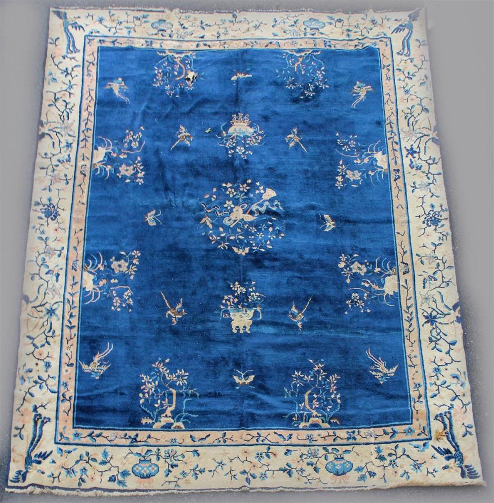 ANTIQUE CHINESE WOOL RUGANTIQUE