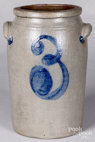 PENNSYLVANIA STONEWARE CROCK, 19TH