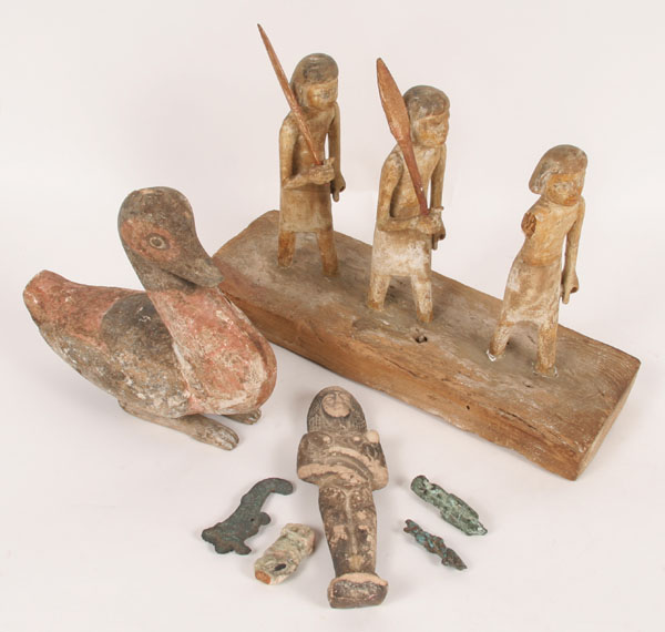 A lot of Egyptian items including a