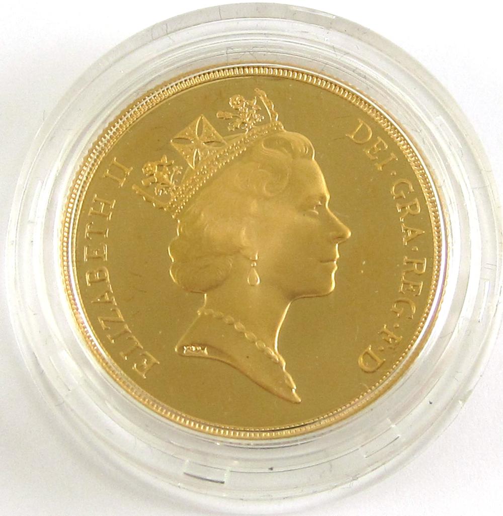 1992 BRITISH GOLD PROOF DOUBLE