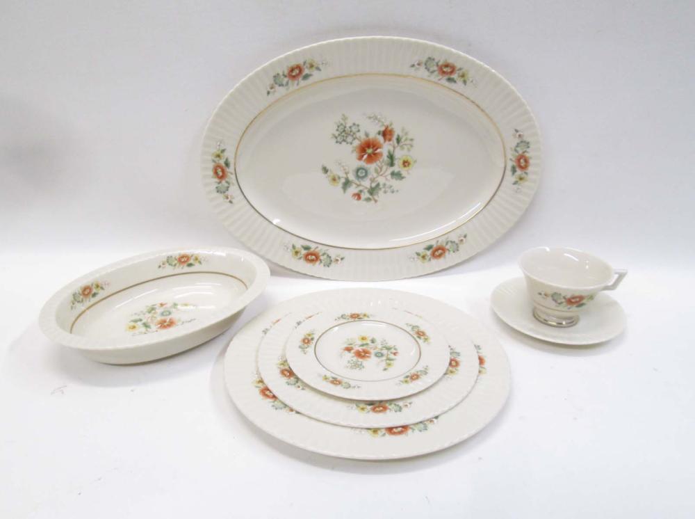 LENOX "TEMPLE BLOSSOM" CHINA SET,